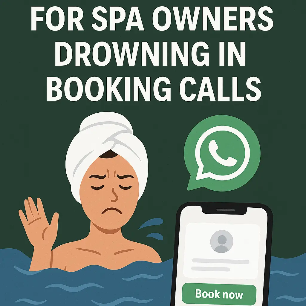 spa booking automation whatsapp